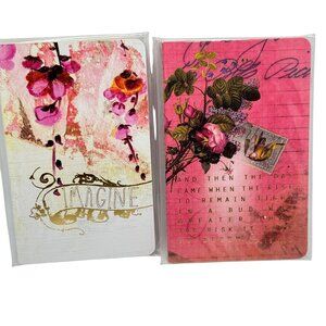 Papaya Art Mini Notebooks Set Of 2 3.5” X 5.5” 32 Lined Pages Retired
